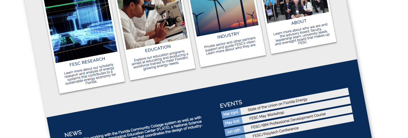 Florida Energy Website closeup
