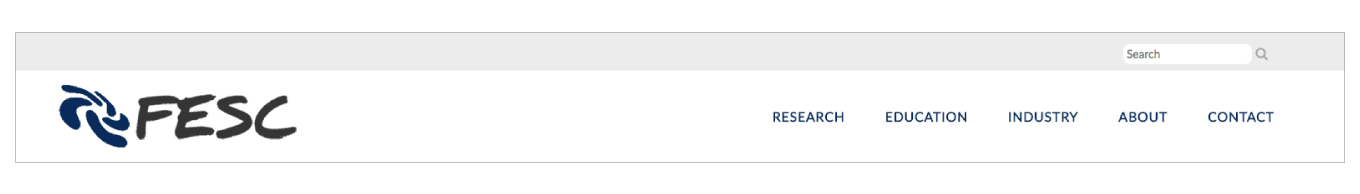 Florida Energy Website navigation