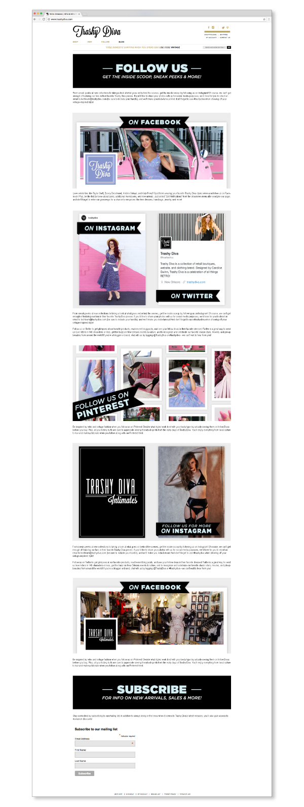 follow us page graphic