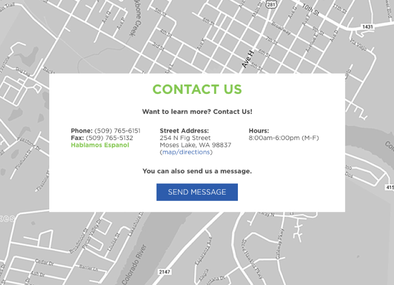 contact us web ui design module thumbnail